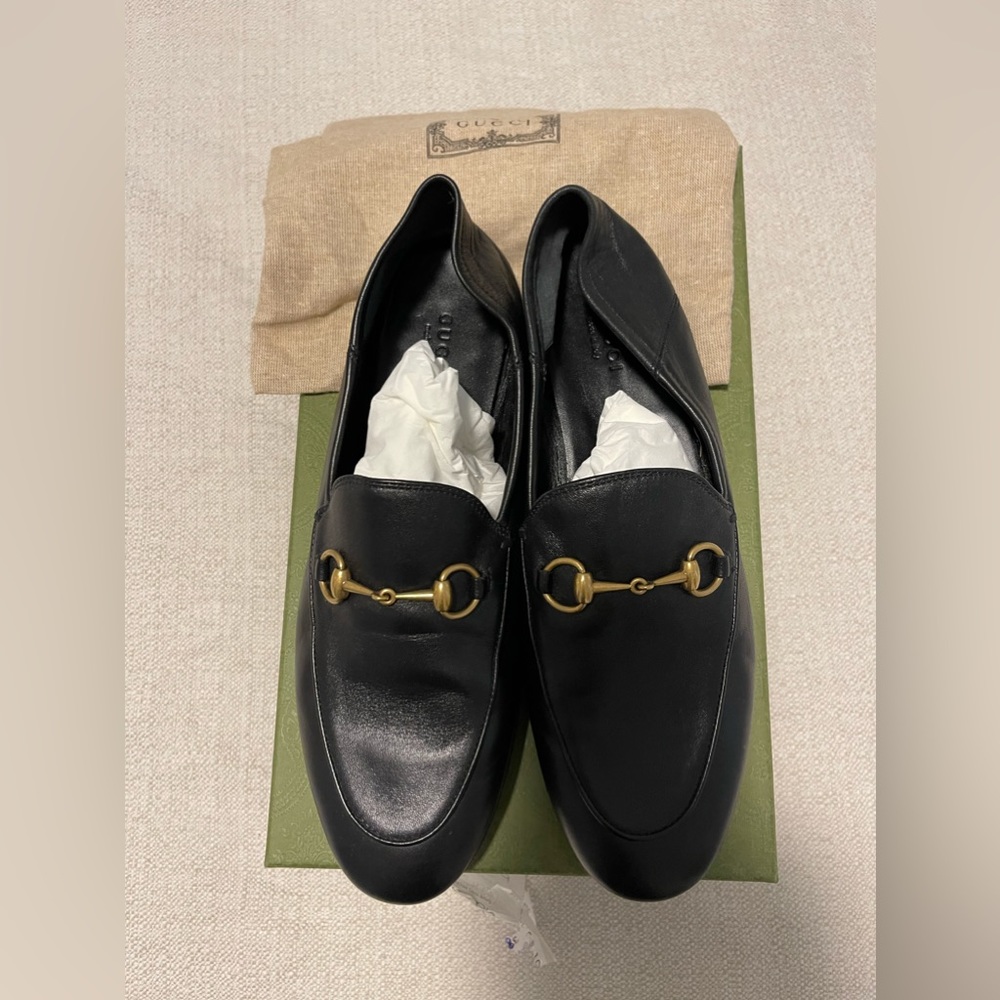 Gucci Brixton Collapsible Apron Toe Loafers excellent condition